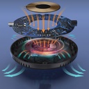 T590-F Индукционно зарядно устройство Choetech 10W под плот + зарядно за ЕС със захранващ кабел черно