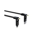 XLM01R Кабел Rolling Square inCharge XL 2 m черен