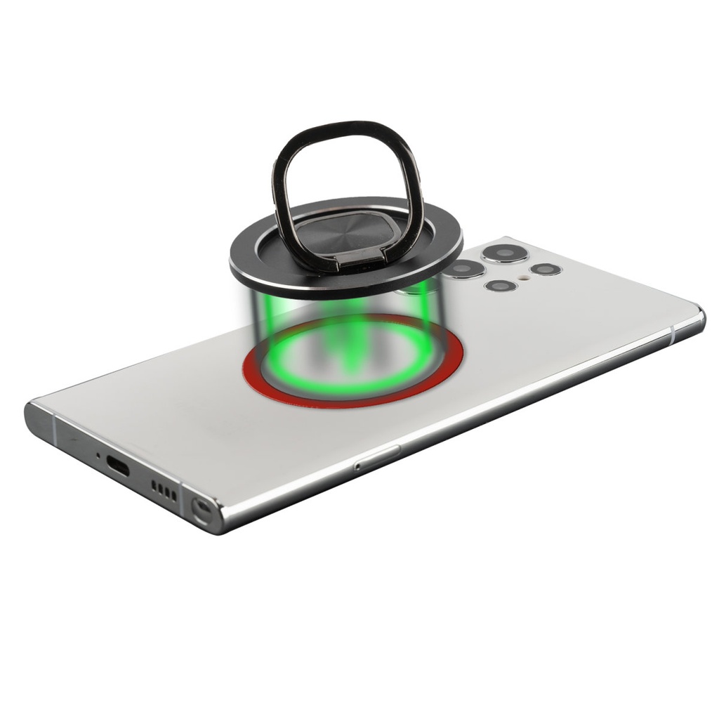 ULTIMAG комплект 5 разноцветни самозалепващи се метални рингове съвместими с MagSafe