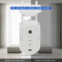 SMILE ROBO CURTAIN 1R WiFi Малък робот за  тръбен корниз и завеси с тегло до 5 кг, съвместим с Tuya, Smart Life