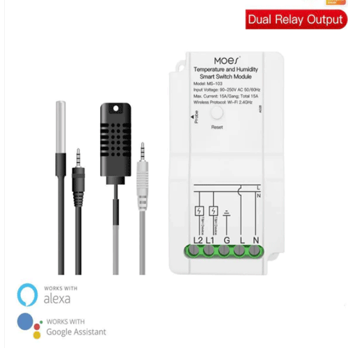 SMILE WM103 WiFi превключвател за наблюдение на температура и влажност