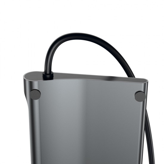 Baseus, Enjoyment многофункционален хъб 10 в 1 за MacBook и компютри с порт USB-C, сребрист, CATSX-F0G