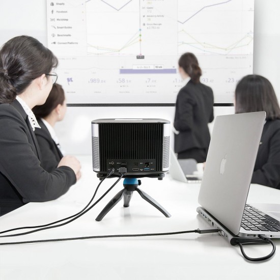 Baseus, Enjoyment многофункционален хъб 10 в 1 за MacBook и компютри с порт USB-C, сребрист, CATSX-F0G