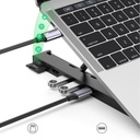 Ugreen, X-Kit сгъваема стойка за лаптоп HUB USB, черна, 80551
