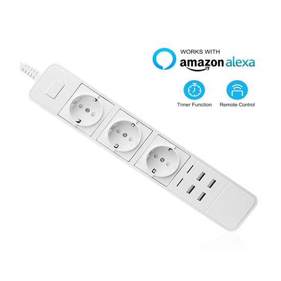 SMILE POWER STRIP USB  WIFI смарт разклонител с 4 USB порта