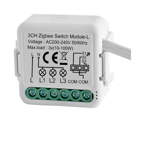 SMILE MINI ZB3  Zigbee electrical switch with 3 relays 