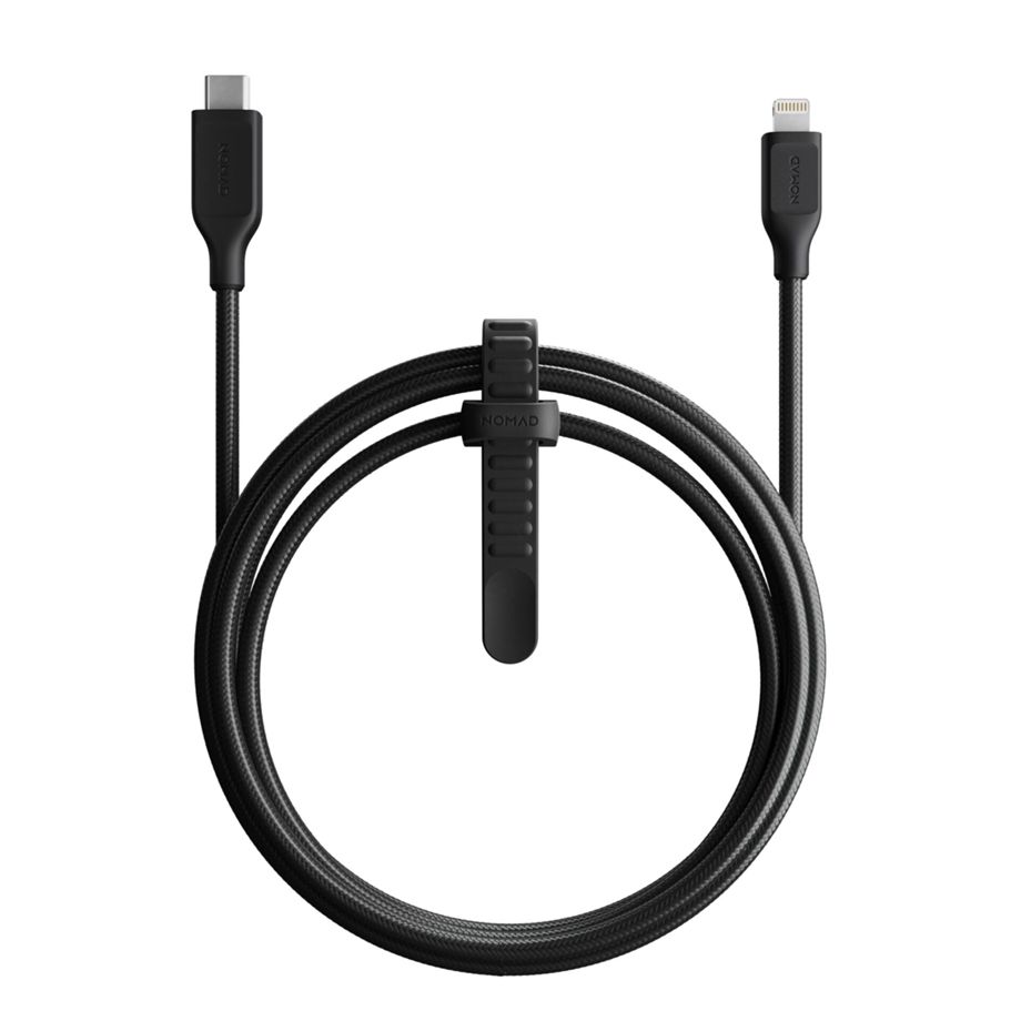 Nomad Sport iPhone cable. USB C to Lightning cable, 2m, Apple USB C cable, fast charging cable
