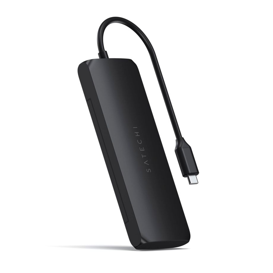 ST-UCHSEK Satechi USB-C Multiport hub with ssd enclosure, Black
