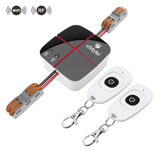 TURTLE_BASIC_RF WiFi+RF Electric Switch with Single Relay, 220V, Smart Life, Tuya