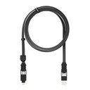 Rolling Square inCharge XL Phone and Data Cable 6 in 1, 2m Black