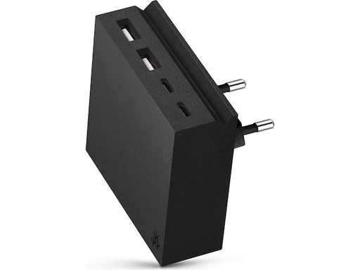 [480000070] usbepower HIDE PD 57W 5-in-1 portable phone charger, fast charger, USB c wall charger