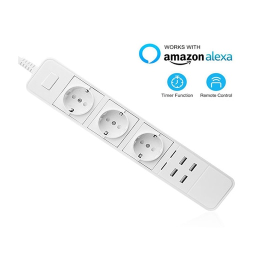 [460000017] SMILE POWER STRIP USB WiFi power strip with 4 USB ports