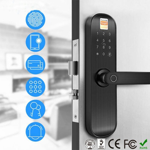 SMILE WIFI LOCK WiFi smart code lock with fingerprint and reader