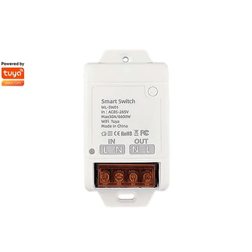 [460000077] SMILE W30A WiFi Electric Switch with Single Relay, Max 30A 220V