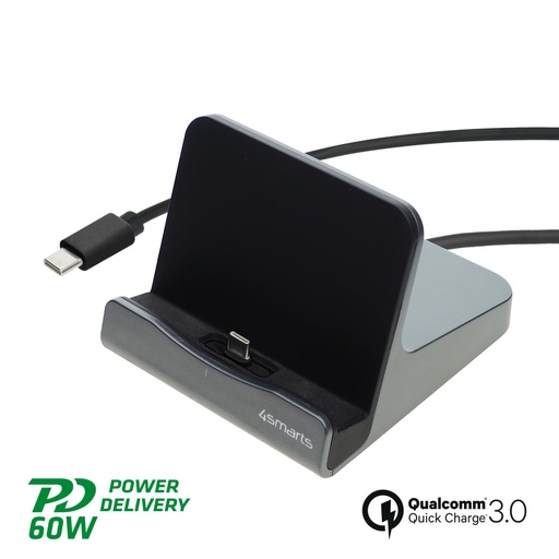 [480000032] VoltDock tablet charging station, tablet charger, USB-C  fast charger 60W 