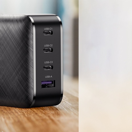 [480000046] Бързо зарядно за телефон Ugreen PPS 65W USB, (UK щепсел), черно