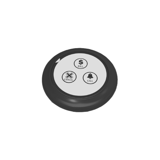 [500000002] RGRS-C-T303 Wireless call button 3 functions, black